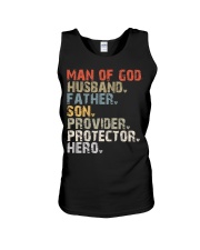 Man Of God-Husband-Father-Son Unisex Tank tile