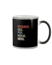 Husband - Dad - Pop - Nurse - Hero Color Changing Mug tile