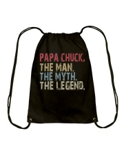Papa Chuck - The Man The Myth The Legend Drawstring Bag tile