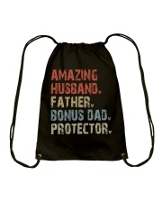 Amazing Husband - Father - Bonus Dad - Protector Drawstring Bag tile