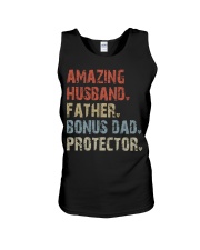 Amazing Husband - Father - Bonus Dad - Protector Unisex Tank tile