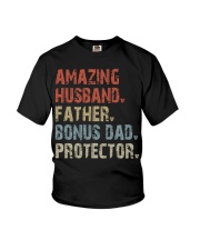 Amazing Husband - Father - Bonus Dad - Protector Youth T-Shirt tile