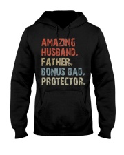 Amazing Husband - Father - Bonus Dad - Protector Hooded Sweatshirt tile
