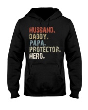 husband-daddy-papa-protector-hero Hooded Sweatshirt tile