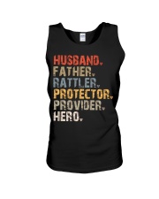 Husband-Father-Rattler-Protector-Provider-Hero Unisex Tank tile
