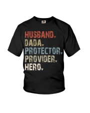 Husband - Dada - Protector - Provider - Hero Youth T-Shirt tile
