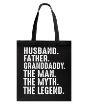 husband-father-granddaddy-the man Tote Bag tile