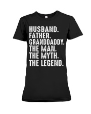husband-father-granddaddy-the man Premium Fit Ladies Tee tile