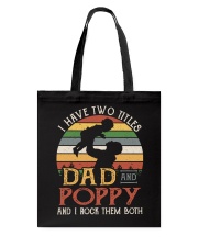 Dad And Poppy Tote Bag tile