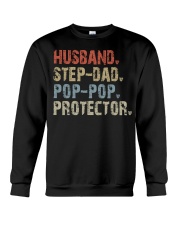 Step Dad - Pop-pop - Protector Hero Crewneck Sweatshirt tile