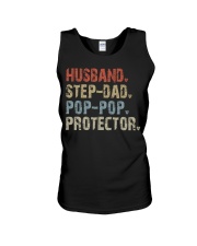 Step Dad - Pop-pop - Protector Hero Unisex Tank tile