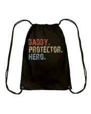 Daddy - Protector - Hero Drawstring Bag tile
