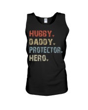 HUBBY-DADDY-PROTECTOR-HERO Unisex Tank tile