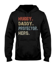 HUBBY-DADDY-PROTECTOR-HERO Hooded Sweatshirt tile