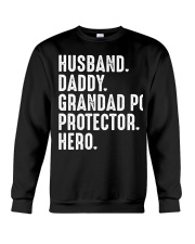 Grandad Pops - Protector - Hero Crewneck Sweatshirt tile