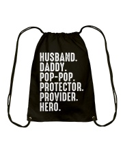 Husband-Daddy-Pop-Pop-Protector-Provider-Hero Drawstring Bag tile