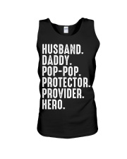 Husband-Daddy-Pop-Pop-Protector-Provider-Hero Unisex Tank tile