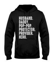 Husband-Daddy-Pop-Pop-Protector-Provider-Hero Hooded Sweatshirt tile