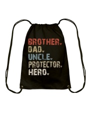 Brother - Dad - Uncle - Protector - Hero Drawstring Bag tile