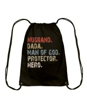 Husband-Dada-Man Of God-Protector-Hero Drawstring Bag tile