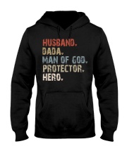 Husband-Dada-Man Of God-Protector-Hero Hooded Sweatshirt tile