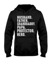 husband-father-granddaddy-papa-protector-hero Hooded Sweatshirt tile