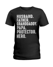 husband-father-granddaddy-papa-protector-hero Ladies T-Shirt tile