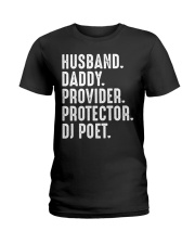 husband-daddy-provider-protector-djpoet Ladies T-Shirt tile