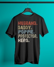 Husband Daddy Protector Hero Poppie - Hero Classic T-Shirt lifestyle-mens-crewneck-front-3