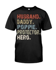 Husband Daddy Protector Hero Poppie - Hero Premium Fit Mens Tee tile