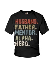 Husband-Father-Mentor-Alpha-Hero Youth T-Shirt tile