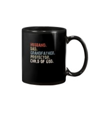 Husband-Dad-Grandfather-Protector-Child Of God Mug tile