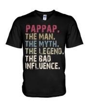 Pappap - The Legend - vMA22 V-Neck T-Shirt tile