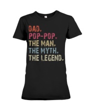 Dad - Pop-Pop - Man Myth Legend Premium Fit Ladies Tee tile