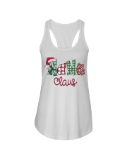 Nana Claus Christmas Art Ladies Flowy Tank thumbnail