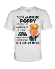 You're a Fantastic Poppy V-Neck T-Shirt tile