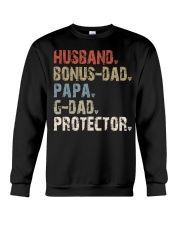 Husband - Bonus Dad - Papa G Dad Protector Crewneck Sweatshirt tile