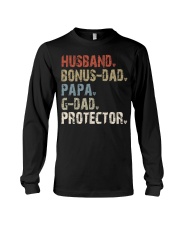 Husband - Bonus Dad - Papa G Dad Protector Long Sleeve Tee tile