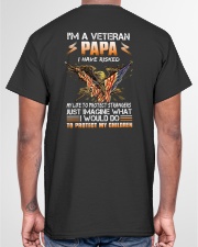Veteran Papa Classic T-Shirt garment-tshirt-unisex-back-04