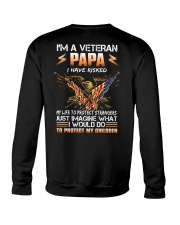 Veteran Papa Crewneck Sweatshirt tile
