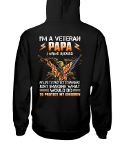 Veteran Papa Hooded Sweatshirt tile