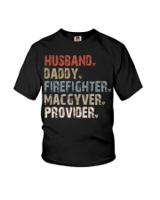 Husband-Daddy-Firefighter-Macgyver-Provider Youth T-Shirt tile