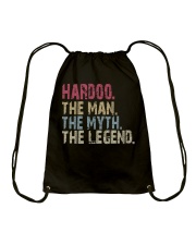 Hardoo - The Man The Myth The Legend Drawstring Bag tile