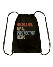 Husband-Apa-Protector-Hero Drawstring Bag tile