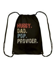hubby-dad-pop-provider Drawstring Bag tile