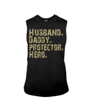 Husband-Daddy-Protector-Hero-fullgold Sleeveless Tee tile