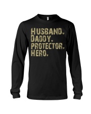 Husband-Daddy-Protector-Hero-fullgold Long Sleeve Tee tile