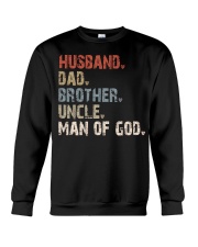 Husband-Dad-Brother-Uncle-Man Of God Crewneck Sweatshirt tile