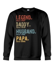 Husband Papa Crewneck Sweatshirt tile