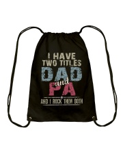 Dad and Pa - Perfect gift Drawstring Bag tile